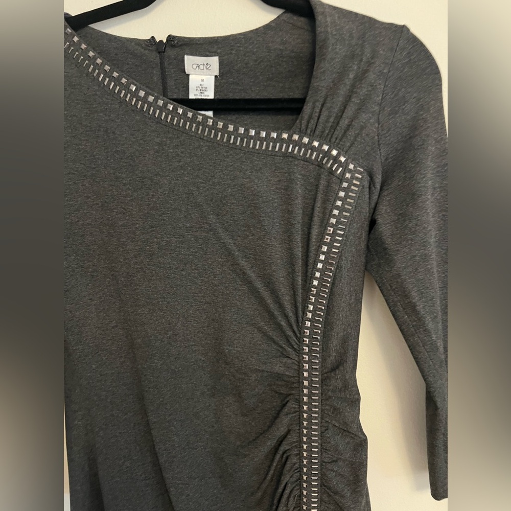 NWT Caché dress with stones detail size M.